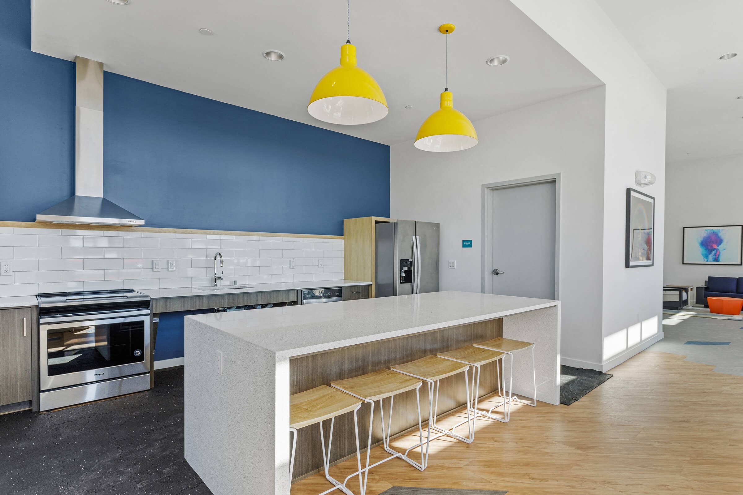 Resident Services Center Kitchen at GEO Apartment in Fremont CA
